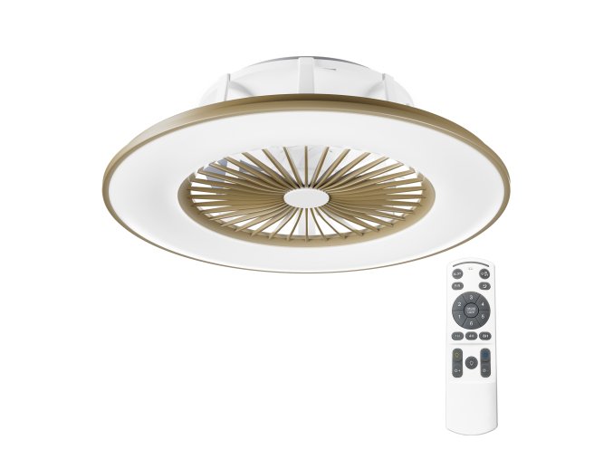 Deckenventilator mit Licht 11056CR Vega, kaffeebraun