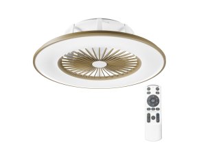Deckenventilator mit Licht 11056CR Vega, kaffeebraun