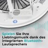 Deckenventilator mit Licht 11056BR Vega, schwarz