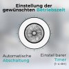 Deckenventilator mit Licht 11056BR Vega, schwarz