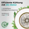 Deckenventilator mit Licht 11056CR Vega, kaffeebraun