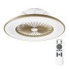 Deckenventilator mit Licht 11056CR Vega, kaffeebraun