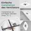 Deckenventilator Noaton 14050W Hovland - Installation