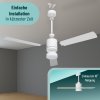 Deckenventilator Noaton 14132WWL Canis - Installation