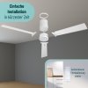 Deckenventilator Noaton 16132WWL Rhea - Installation