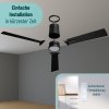 PT08 DEDeckenventilator Noaton 16132BBD Rhea - Installation