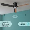Deckenventilator Noaton 16132BBD Rhea - Raumgröße