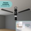 Deckenventilator Noaton 15132BB Zoya - Installation