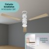 Deckenventilator Noaton 15132WL Zoya - Installation