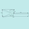 Deckenventilator Noaton 15132WL Zoya - Abmessungen
