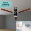 Deckenventilator Noaton 15132BD Zoya - Installation