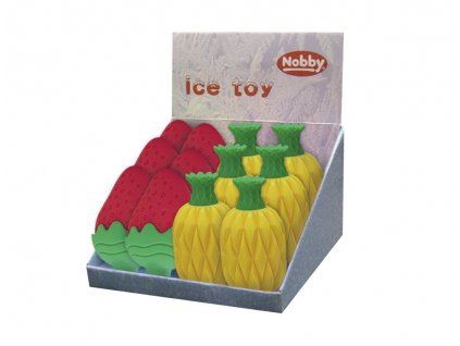 Silikónová hračka pre psov na ochladenie počas teplých letných dní Nobby Fruit Mix 12ks