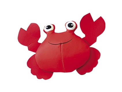 Zábavná hračka pre psov do vody z neoprénu s integrovaným pískatkom Nobby Floating Krab 12cm