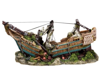 Kvalitná dekorácia do všetkých typov akvárií Nobby Boat - Loď 44,5x16x20cm