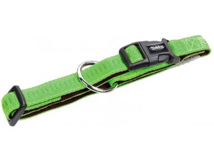 Nylonový obojok pre psa pre obvod krku 20-30cm Nobby Soft Grip XS v zelenej farbe