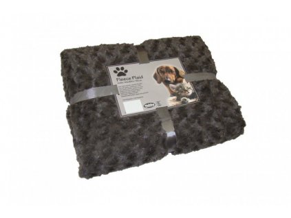 Mäkká fleecová deka pre psov a mačky s rozmerom 100x150cm Nobby Super Soft M v hnedej farbe