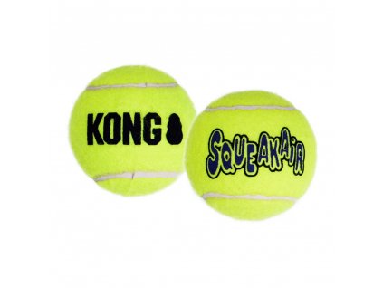 Tenisová loptička šetrná k chrupu pre psy s pískadlom KONG® SqueakAir Balls XS o priemere ø3,8cm