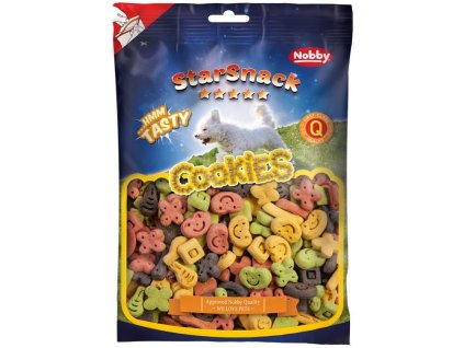 Chrumkavá pochúťka pre malé a stredné plemená psov Nobby Cookies Variant Mix 500g