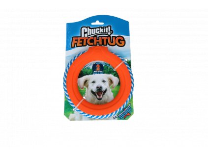 Zábavná hračka pre psov z lana a kaučuku s viacerými možnosťami hry Chuckit Fetch Tug