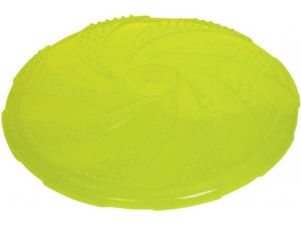 Zábavná hračka pre psa na aportovanie a hádzanie z termoplastickej gumy Nobby 22,5cm žltá