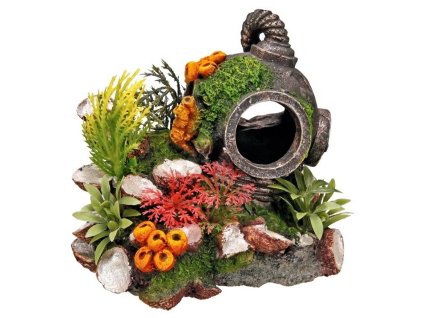 Kvalitná dekorácia do všetkých typov akvárií Nobby Helmet - Potápačská helma 13,5x11x12cm