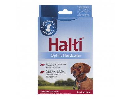 Výcvikový obojok pre psov proti ťahaniu vhodný aj pre psov s krátkym ňufákom Halti Optifit S