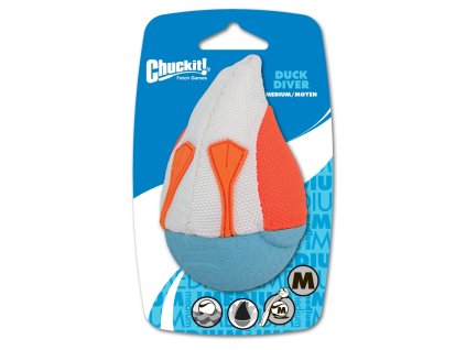 Zábavná hračka pre psy do vody Chuckit Amphibious Duck Diver M