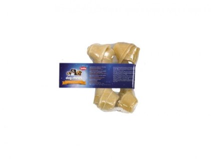 Kosť z byvolej kože s uzlom pre psov pre dlhotrvajúcu zábavu a čistenie zubov Nobby 13,0-14,0cm