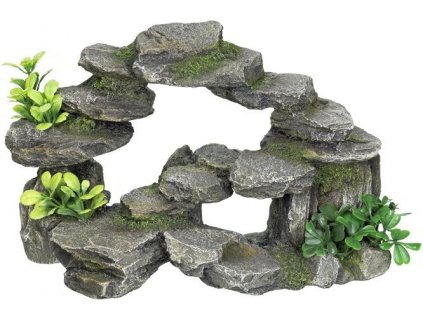 Akvaríjna dekorácia pre sladkú a slanú vodu Nobby Rocky Arch 26,5cm