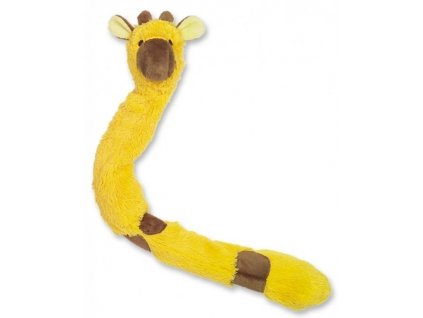 Plyšová hračka s bavlneným lanom vo vnútri pre psy Nobby Žirafa s lanom 55cm
