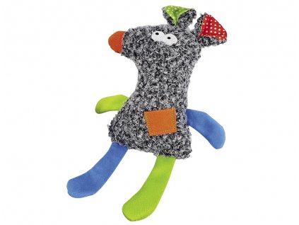 Plochá látková myška pre mačky s pridaným catnipom Nobby o dĺžke 30cm