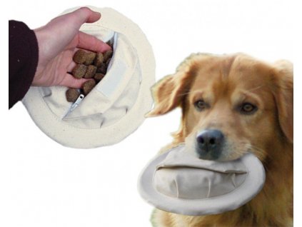 Zábavná hračka pre psa na aportovanie a hádzanie z nylonu na naplnenie snackmi Nobby 20cm