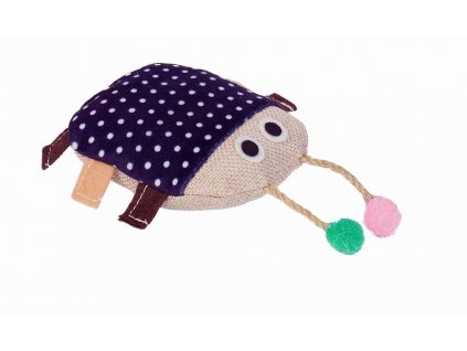 Hračka pre mačku obohatená o catnip Nobby Chrobák 10x8cm