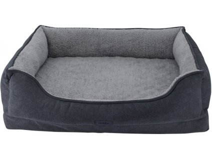 Ortopedický pelech pre psy s poholdnou penou pre zvieratá s problémami pohybu Nobby Vara 71cm sivá