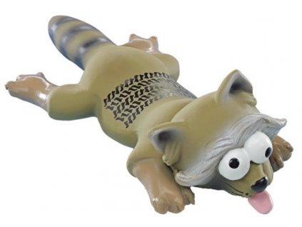 Latexové pískacia hračka vhodná pre psov aj šteniatka Nobby Mýval s dĺžkou 25cm