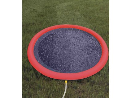 Kvalitný bazén/podložka pre psov s malými striekajúcimi otvormi Nobby Splash Pool Ø100cm červená