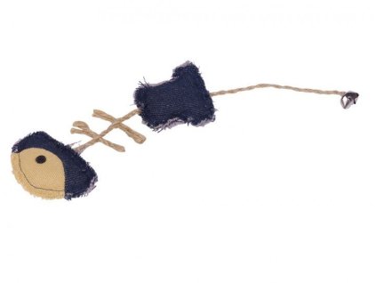 Hračka pre mačky s Catnipom Nobby Rybacia kosť s catnipom 24cm