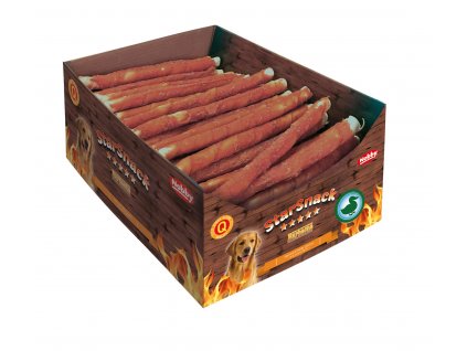 Pochúťka a odmena pre veľkých psov na čistenie zubov Barbecue Wrapped Duck XL 7,85kg