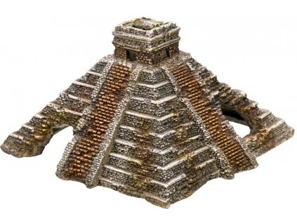 Kvalitná dekorácia do všetkých typov akvárií Nobby Maya Pyramid - Májska pyramída 16x16,5x10cm