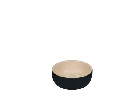 Klasická keramická miska na vodu a krmivo pre psov a mačky Nobby Kaunis S 0,3l čierna
