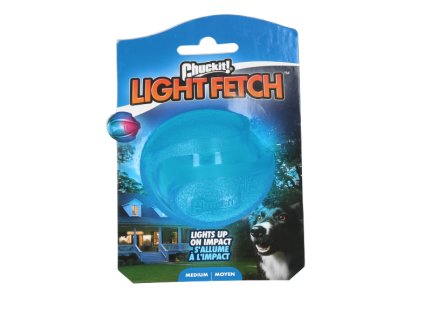 Skvelá lopta pre psov na aportovanie počas dňa aj noci Chuckit Light Fetch Ball