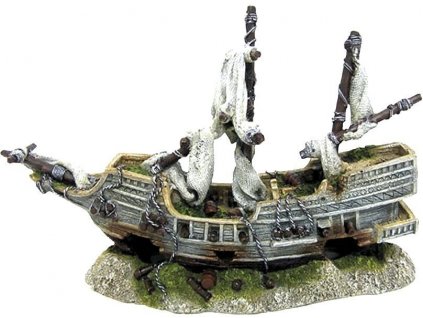 Kvalitná dekorácia do všetkých typov akvárií Nobby Galleon 35,8x13x22,5cm