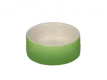 Keramická miska pre psy a mačky Nobby Gradient v zelenej farbe a objemom 250ml