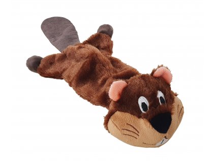 Kvalitná hračka pre psy z plyšu a látky s pískatkom a šuštivým telom Nobby Pes o dĺžke 55cm