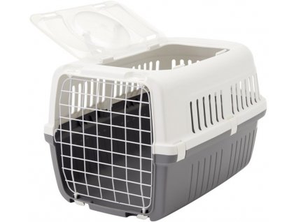 Kvalitná plastová prepravka pre psy a mačky s otváratelným vrchom pre lepšiu manipuláciu Zephos 2