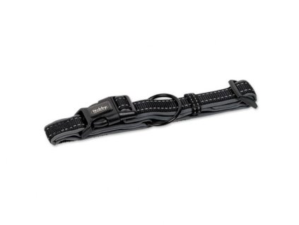 Kvalitný 3-vrstvový obojok pre psov z odolného nylonu reflexný a podšitý neoprénom Nobby XS-S