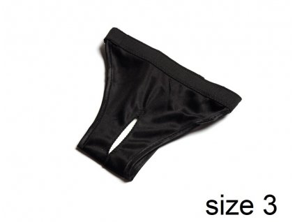 Nohavičky pre feny v období hárania veľkosti 3 v čiernej farbe Nobby DeLuxe