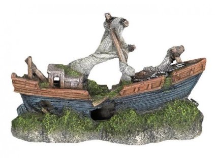 Kvalitná dekorácia do všetkých typov akvárií Nobby Loď 21cm