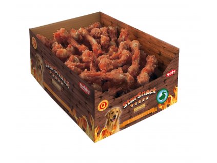 Pochúťka a odmena pre menších psov na čistenie zubov Barbecue Duck Bone 5kg