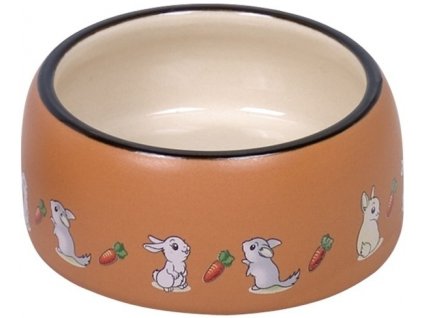 Keramická miska pre králiky a hlodavce na krmivo a vodu Nobby Rabbit 250ml